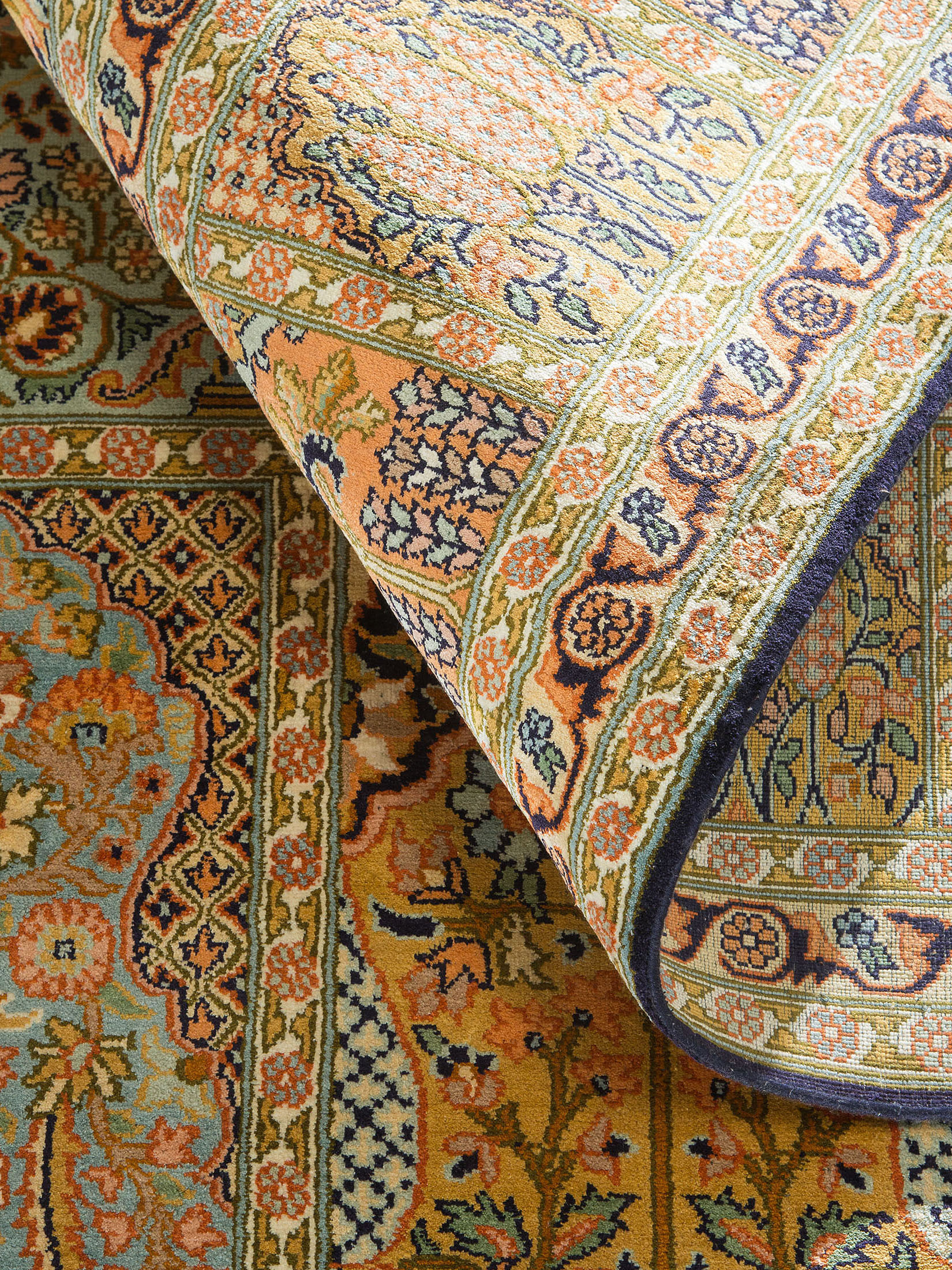 Kaschmir Seide 18/18 ca. 249 x 343 cm, Unikat / Einzelstück