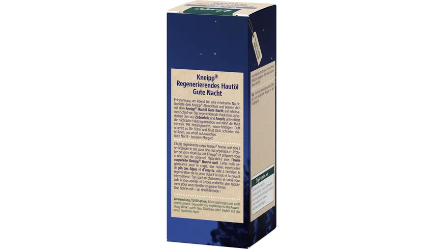 Kneipp Regenerierendes Hautöl Gute Nacht 100 ml