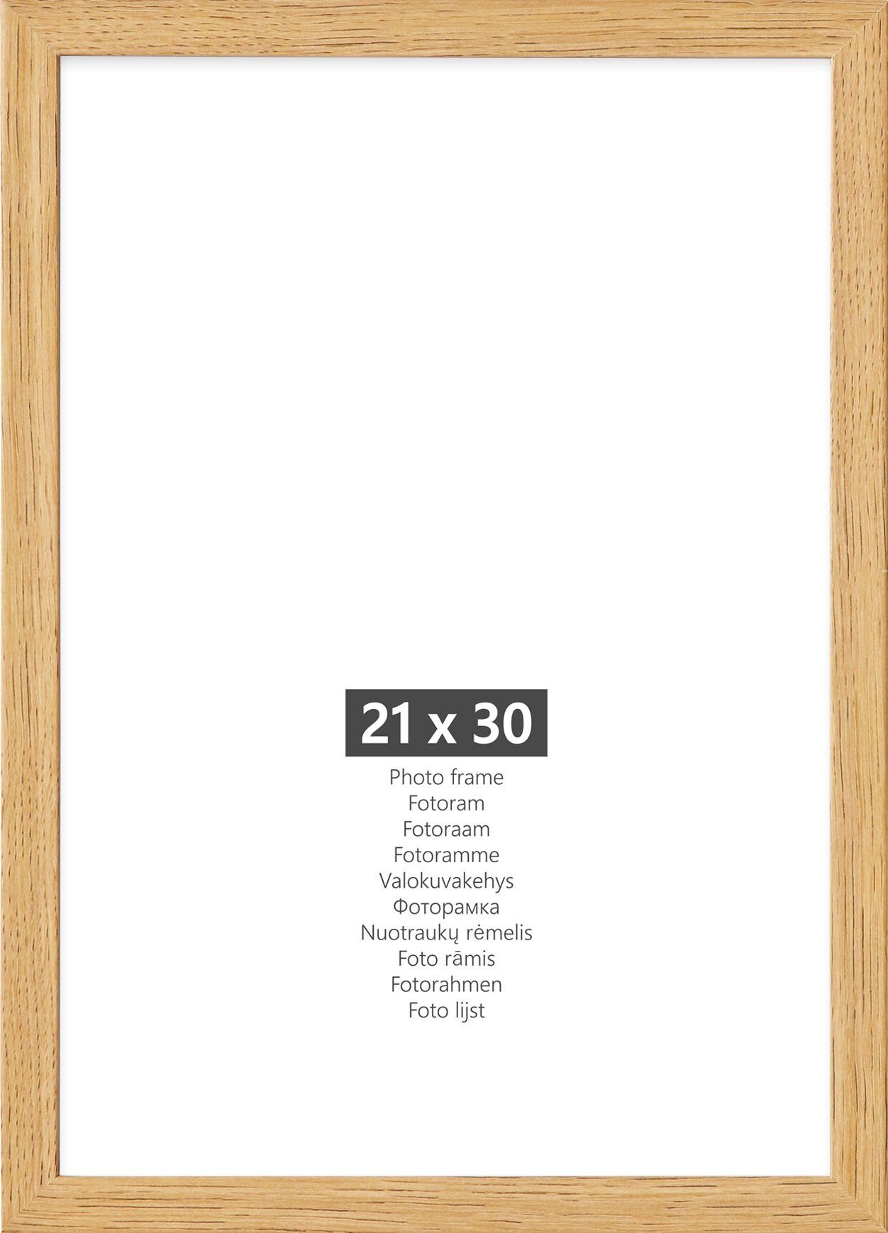 andas Bilderrahmen-Set Bilderrahmen 10er, (Set, 10 St), 2x 21x30 (DIN A4) + 4x 15x20 (DIN A5) + 2x 10x15 + 2x 13x18 cm