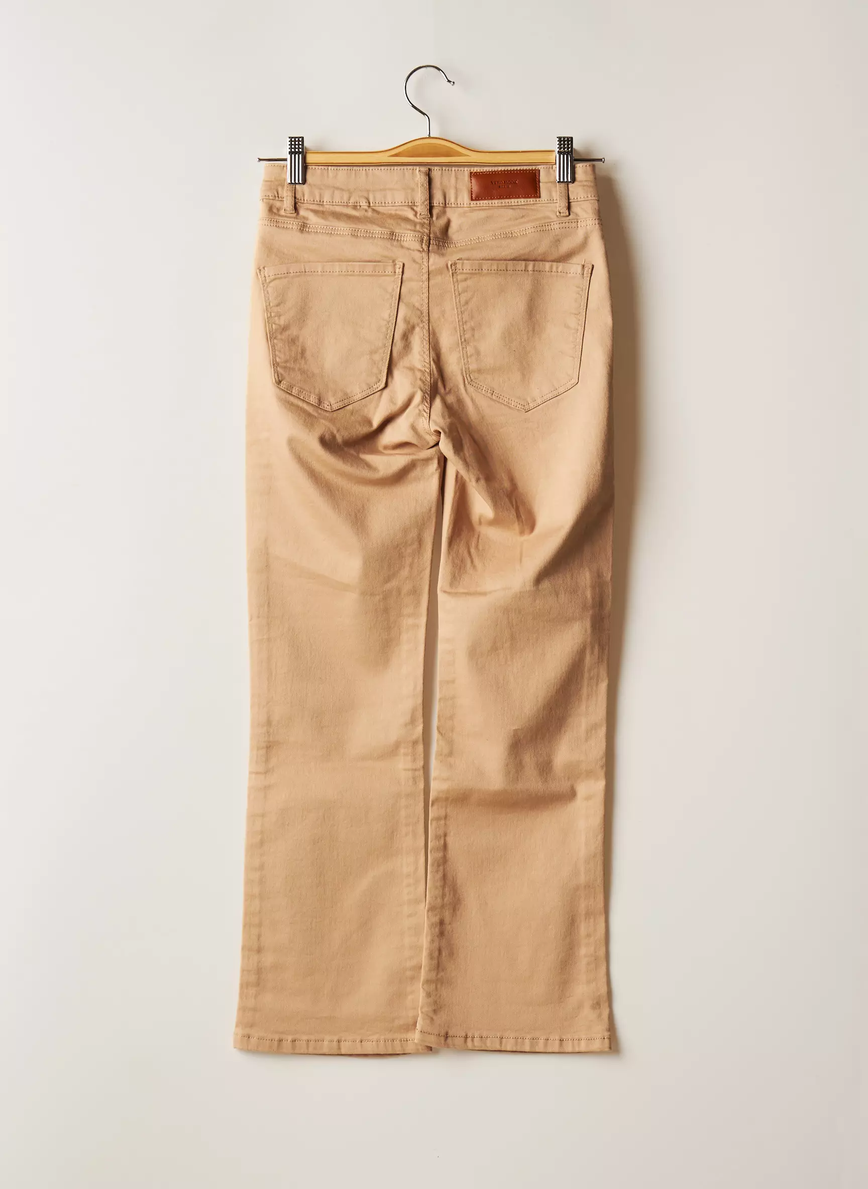 Vero Moda Pantalons Flare Femme couleur beige