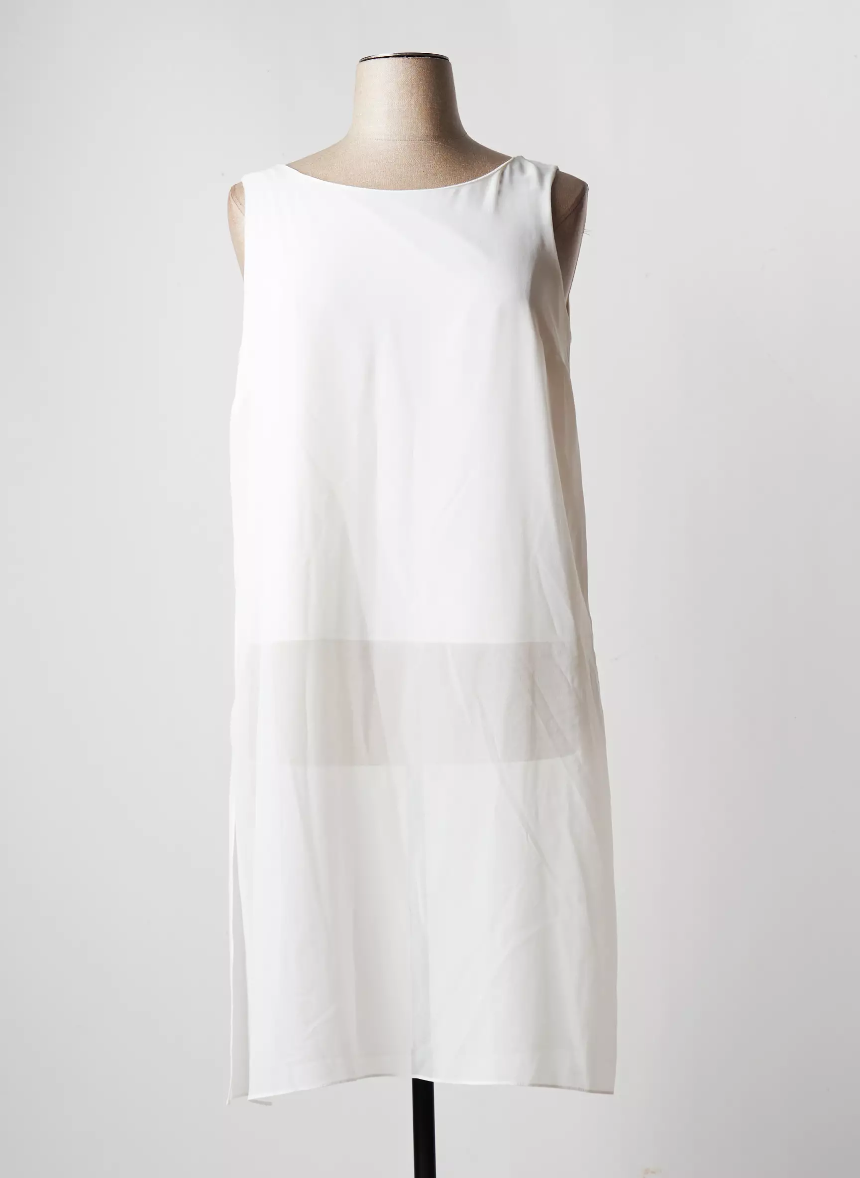 Elena Miro Robes Mi Longues Femme couleur blanc