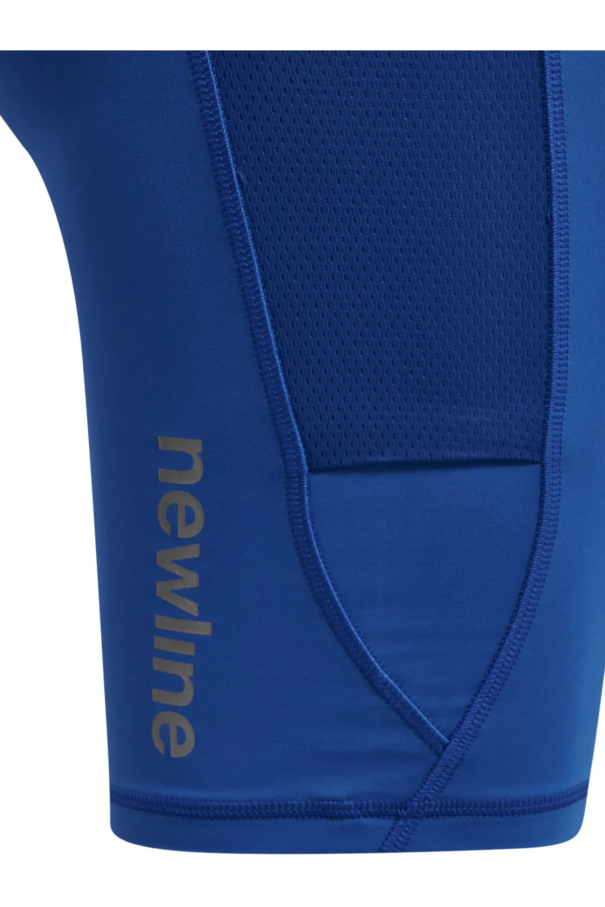 NEWLİNE  Kurze Sporthose - Blau - Mittlerer Bund