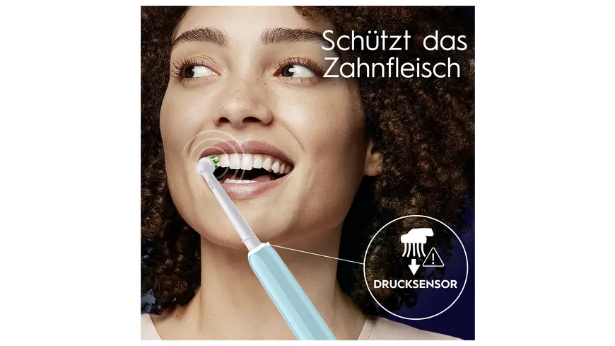 Oral-B Cross Action Elektrische Zahnbürste Pro 1 Caribbean Blue