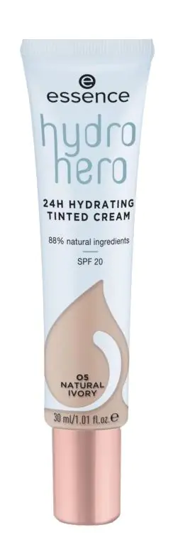 Essence Hydro Hero 24h хидратантна тонирана крема 05