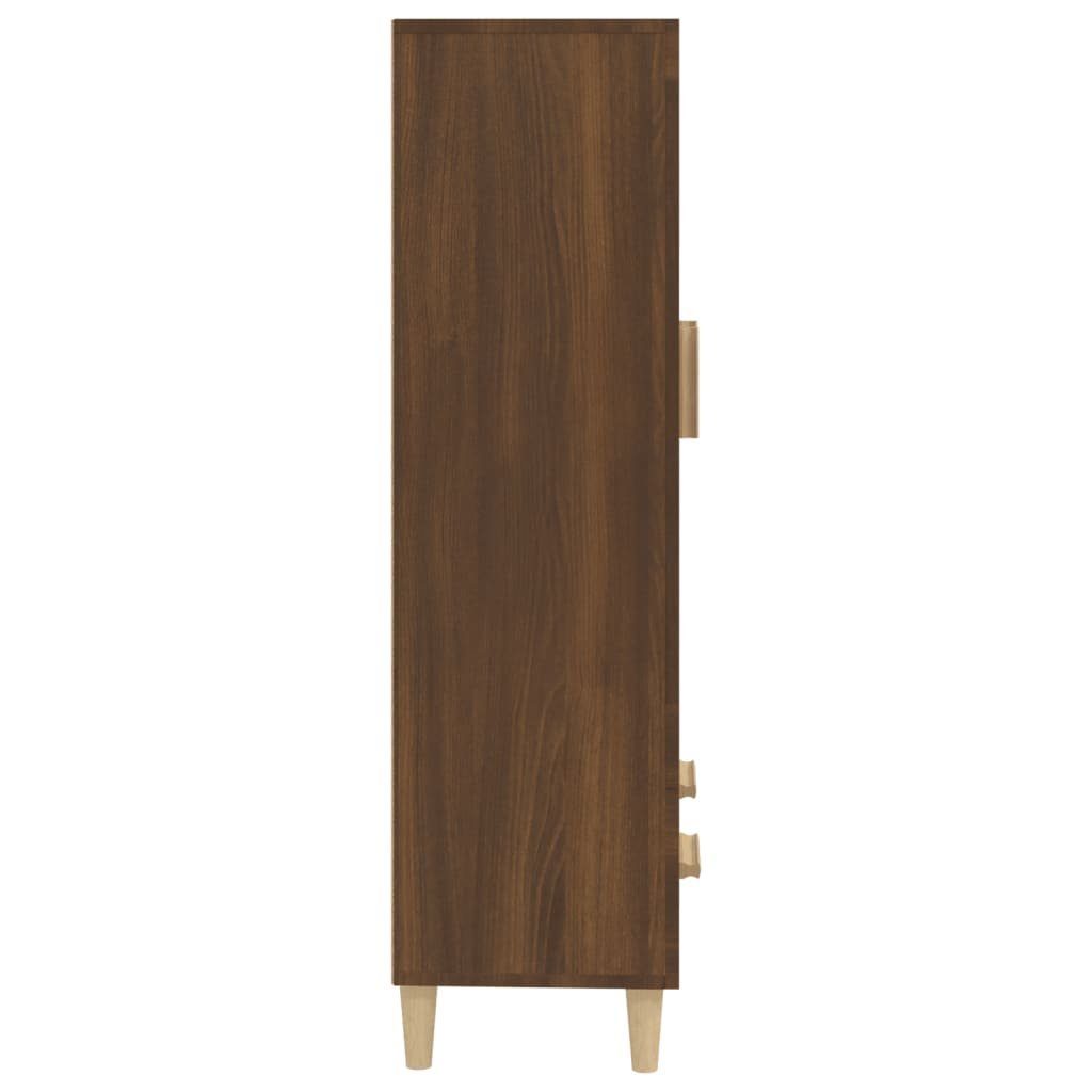 vidaXL Sideboard Highboard Braun Eichen-Optik 70x31x115 cm Holzwerkstoff (1 St)