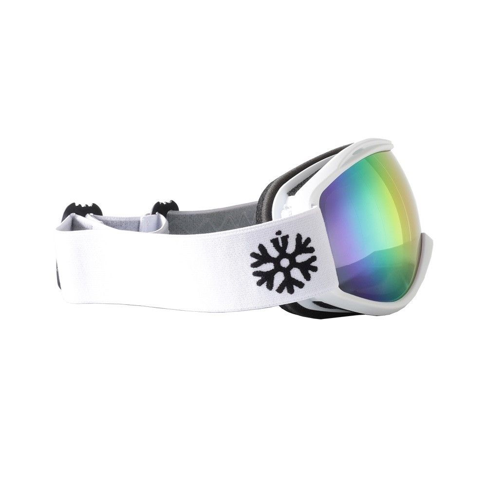 IVOL Weiß Rosa Spiegelglas Skibrille
