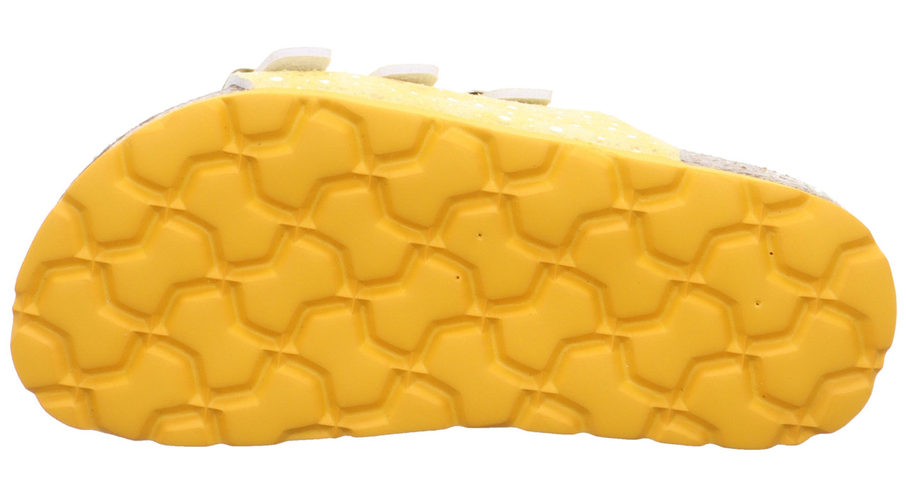 FUSSBETTPANTOFFEL - Gelb Pantoffel mit Schnalle