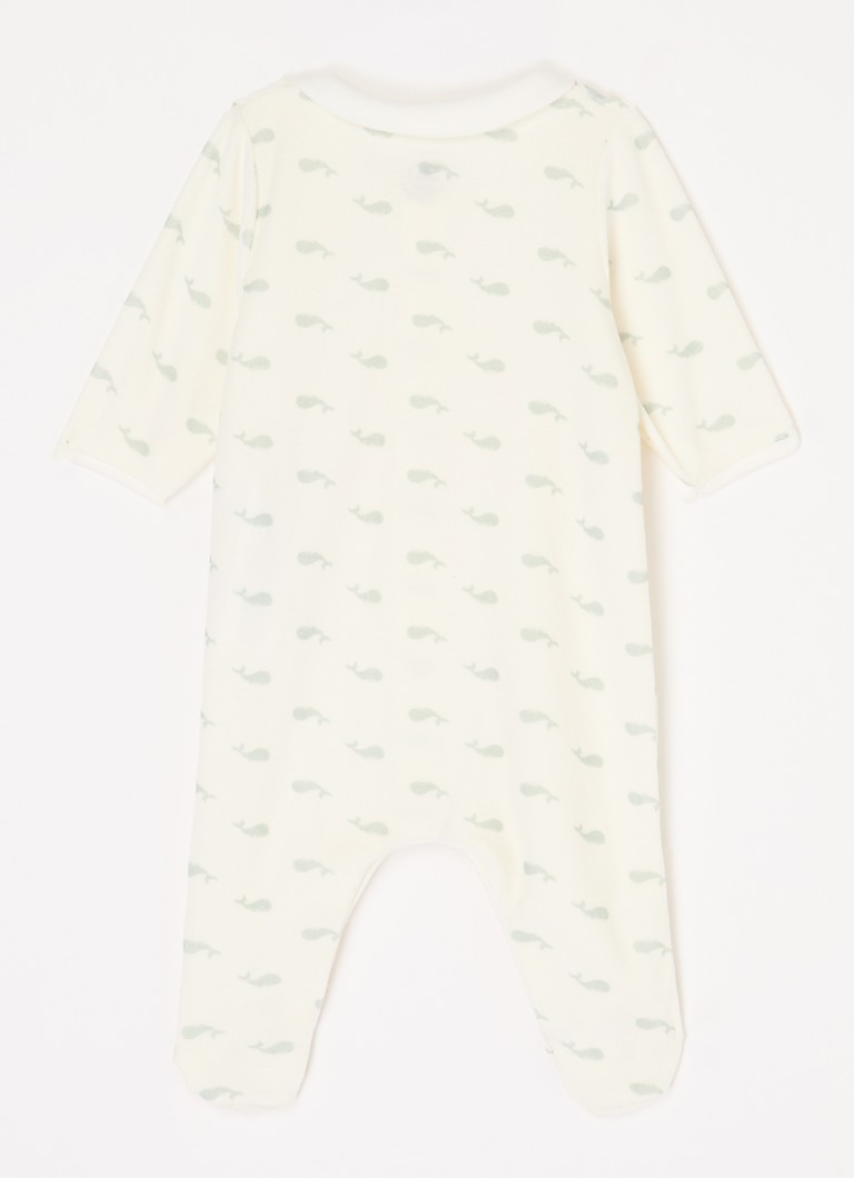 Petit Bateau -vauvanpuku, jossa printti ja kaulus