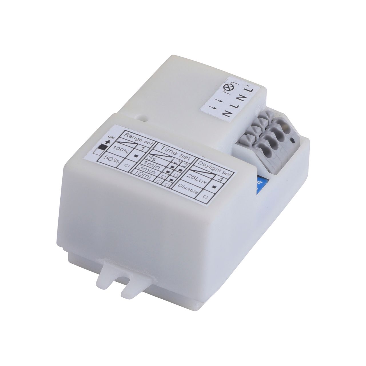 JUST LIGHT LeuchenDirekt LED Deckenleuchte FLEET, mit Bewegungsmelder, 4000 Kelvin, weiß, IP20