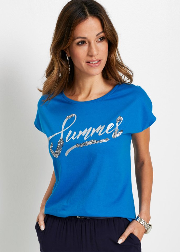 Shirt mit Pailletten