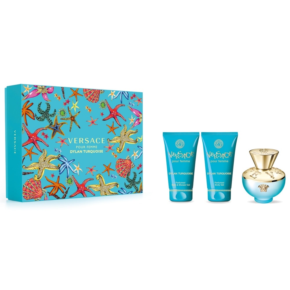 Versace Coffret VERSACE Dylan Turquoise 50ml + 2 cadeaux Coffret Eau de Toilette + 2 cadeaux