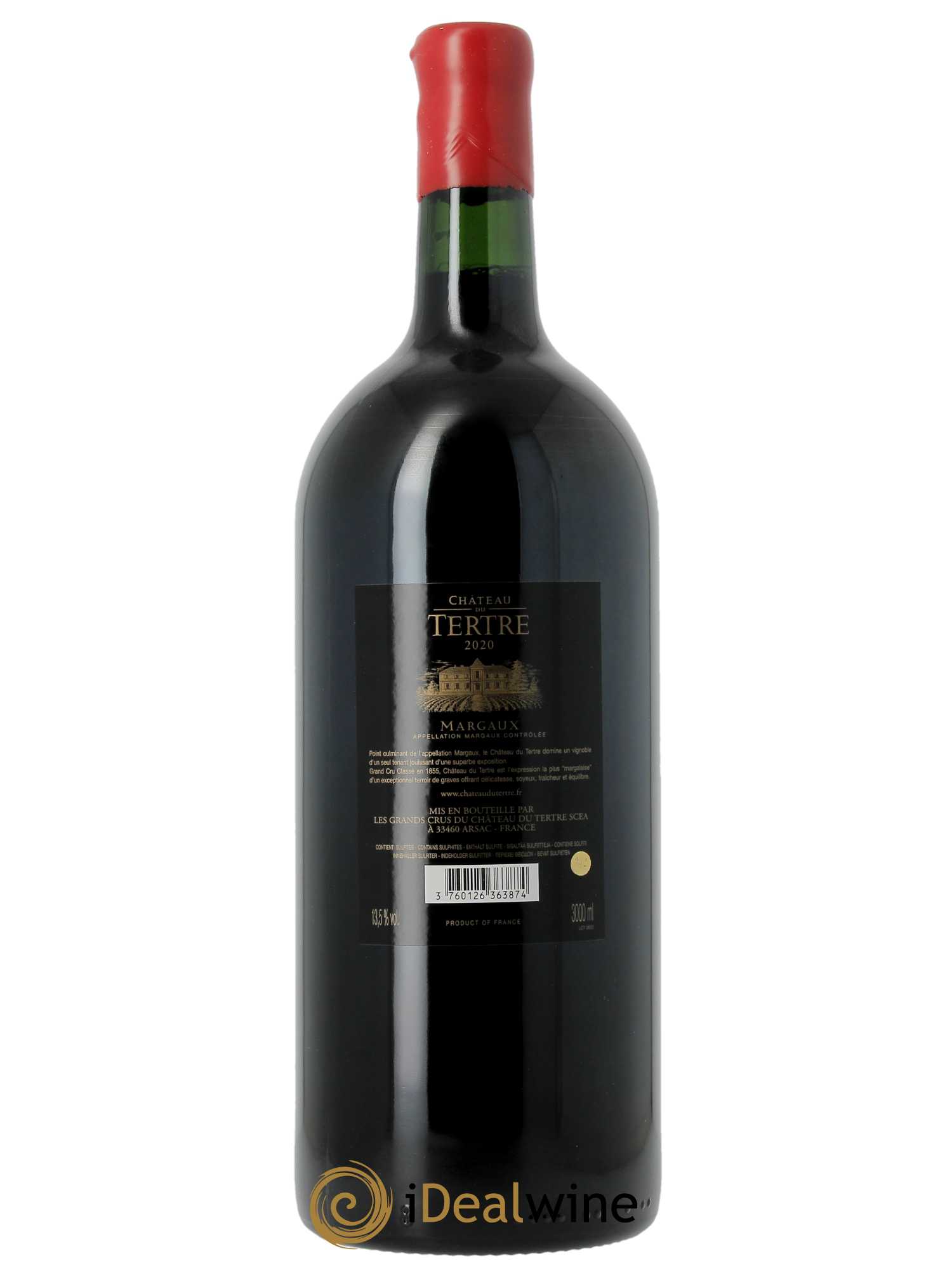Château du Tertre 5ème Grand Cru Classé  2020 - Lot de 1 Double-magnum