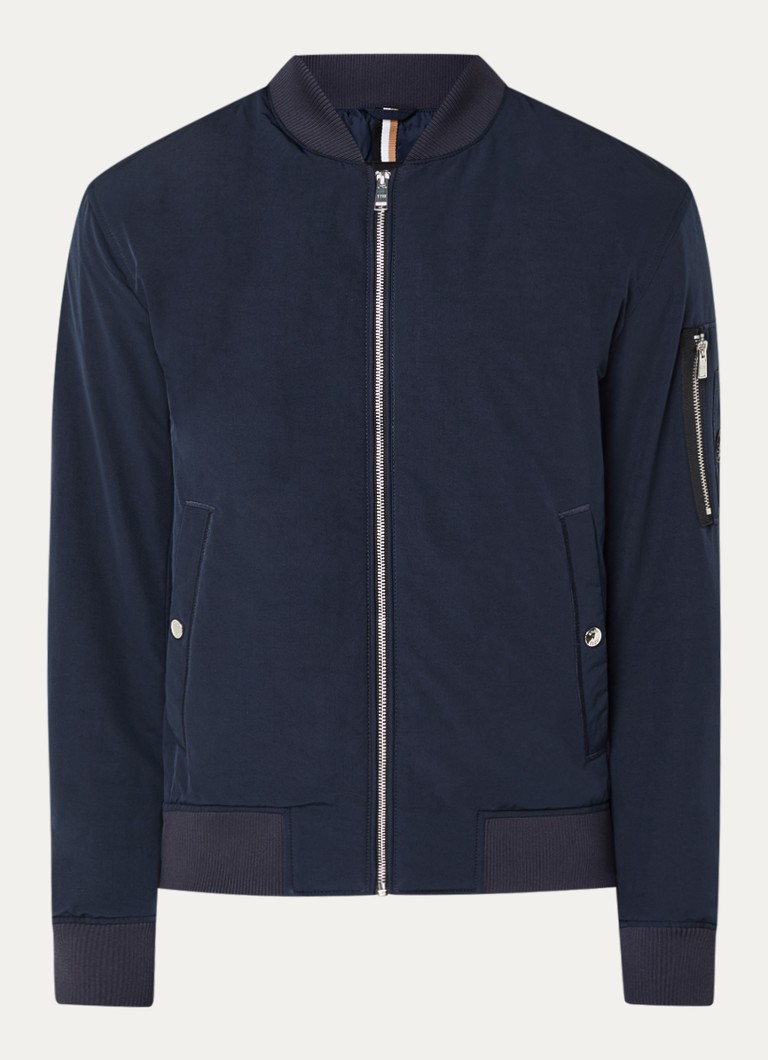 Jachetă bomber matlasată HUGO BOSS H-comber cu buzunare laterale