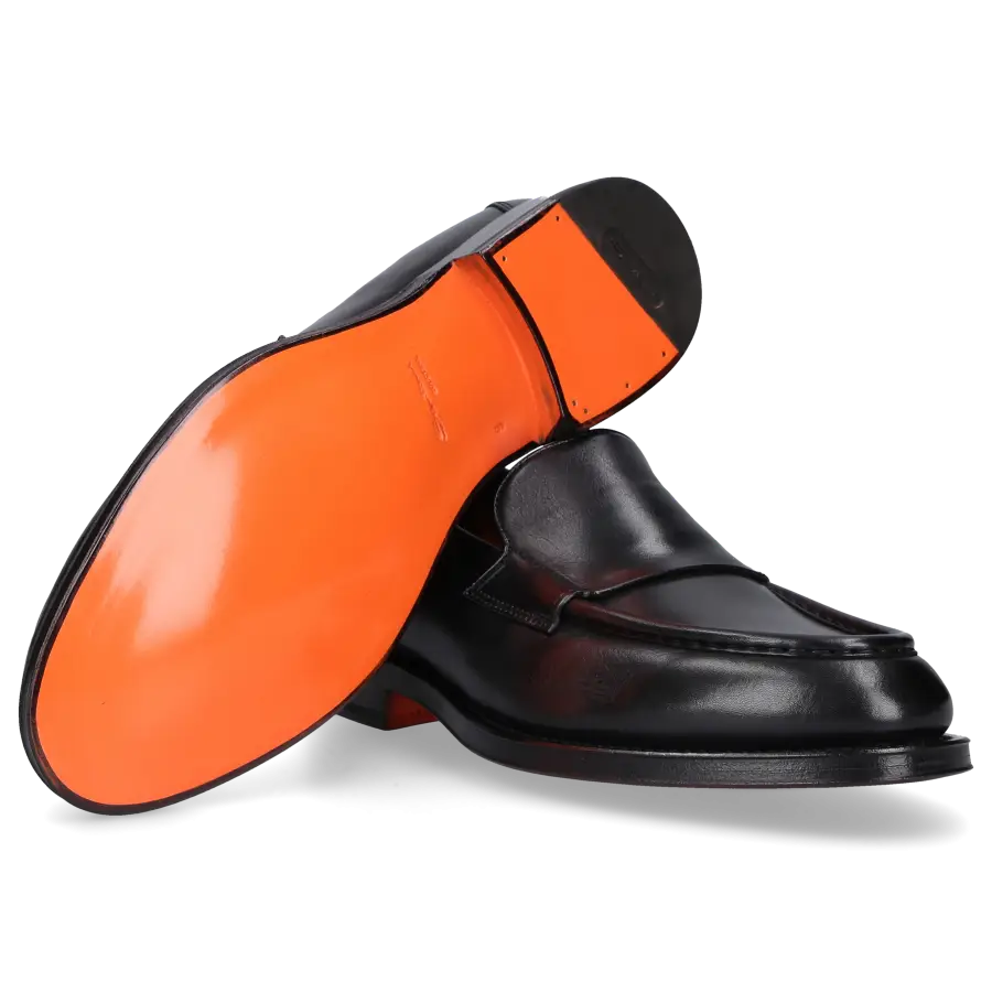 Santoni - Loafer 18357 Kalbsleder - schwarz