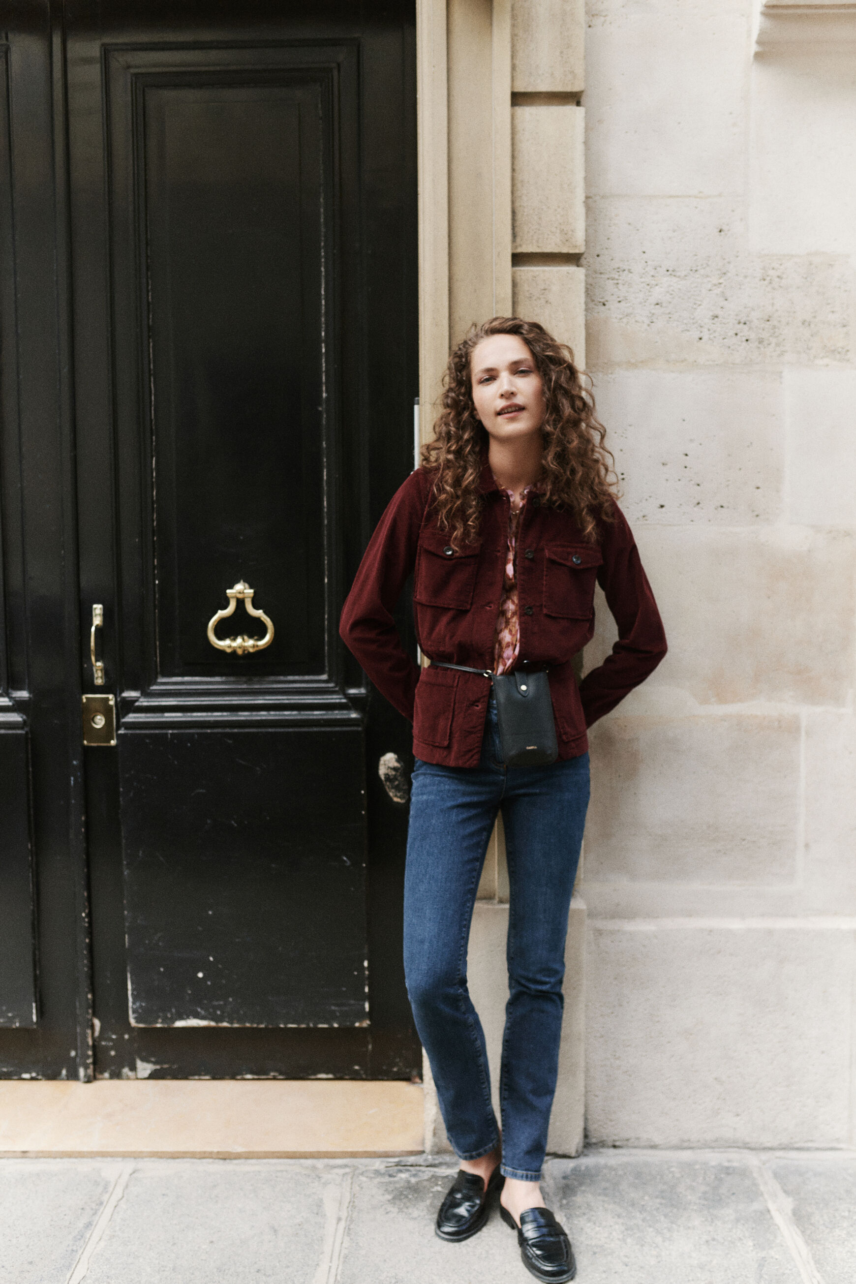 pantalon bobby denim stone femme