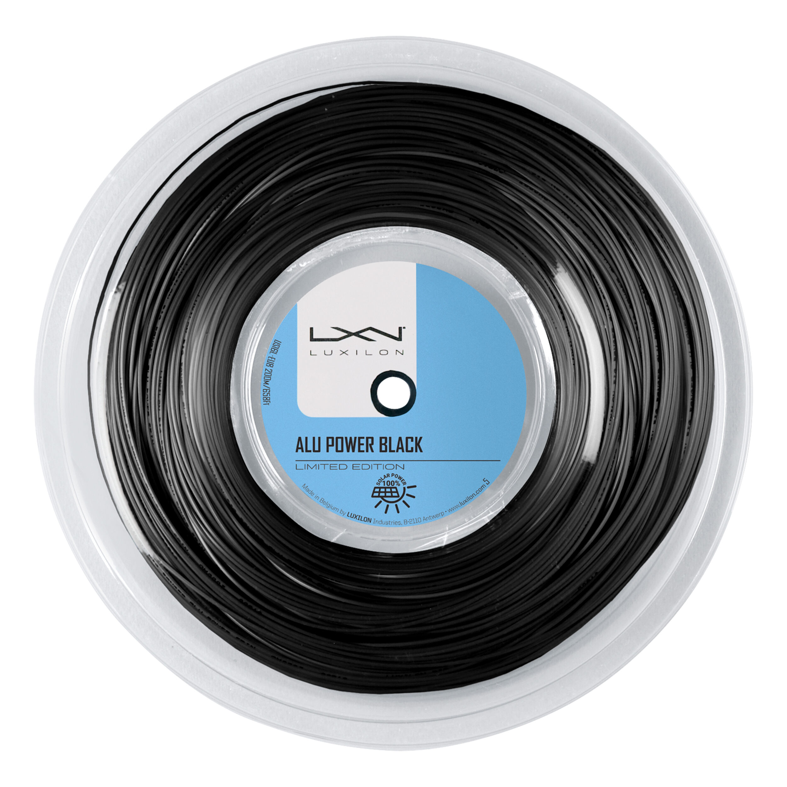 Alu Power Black Ltd Saitenrolle 200m - Schwarz