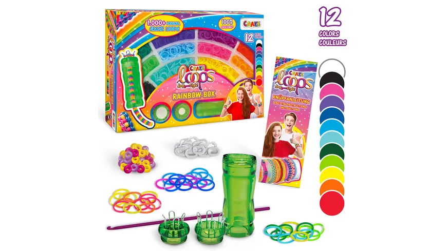 CRAZE - LOOPS Rainbow Box