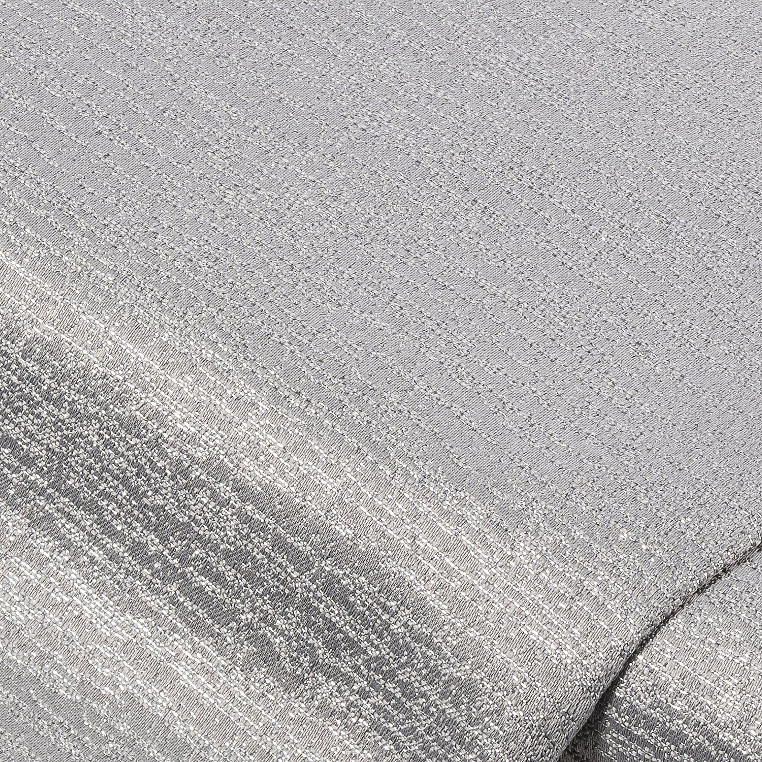 Dekostoff mit Glitzer, grau/silber