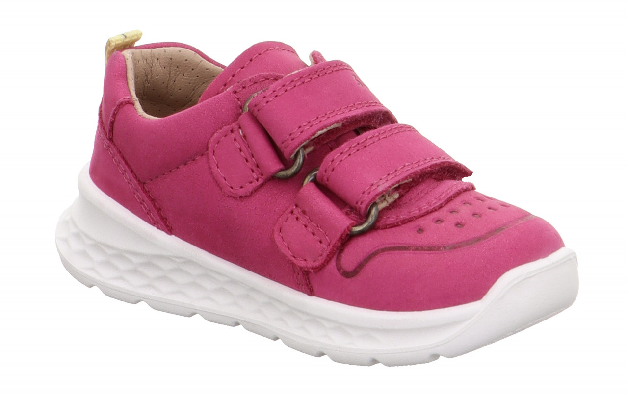BREEZE - Pink/GelbSneaker low mit Klettverschluss