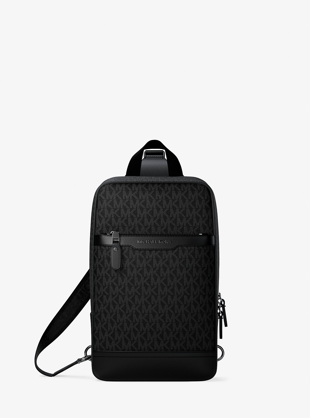 Hudson Signature Logo Travel Sling Pack - BLACK