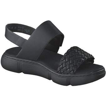 Rieker Sandale in schwarz