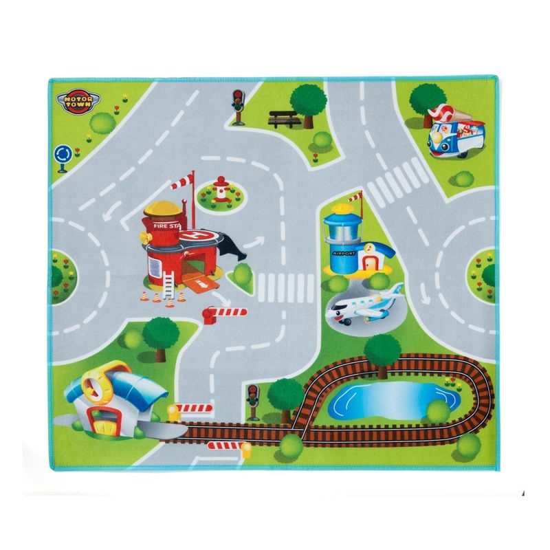 Set tapis et 2 voitures Oxybul