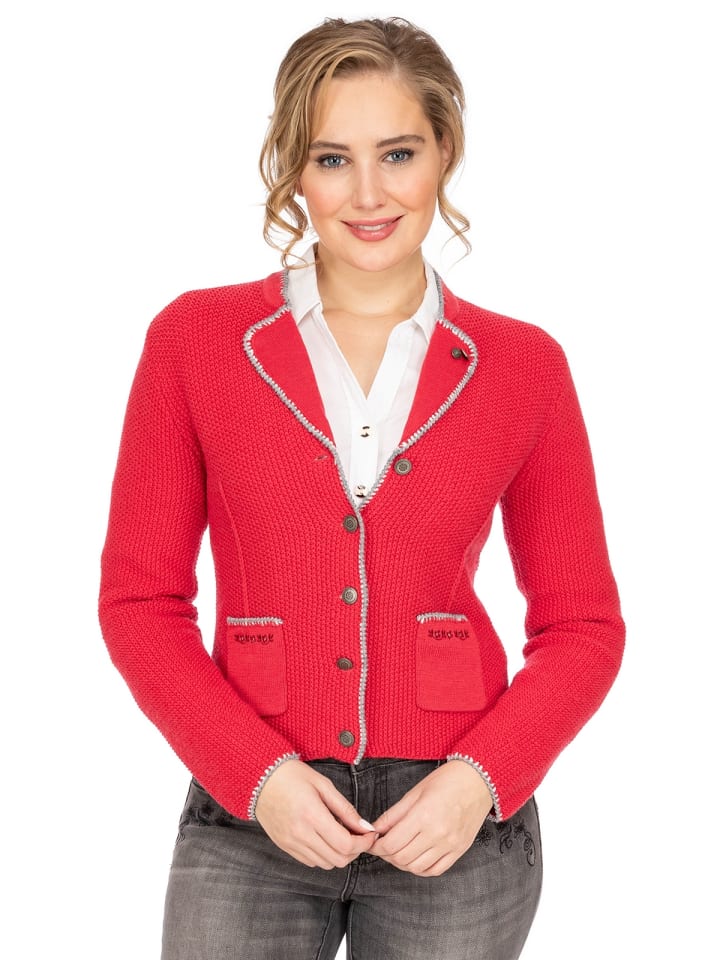 Spieth & Wensky Strickjacke AILEEN in mohn günstig kaufen
