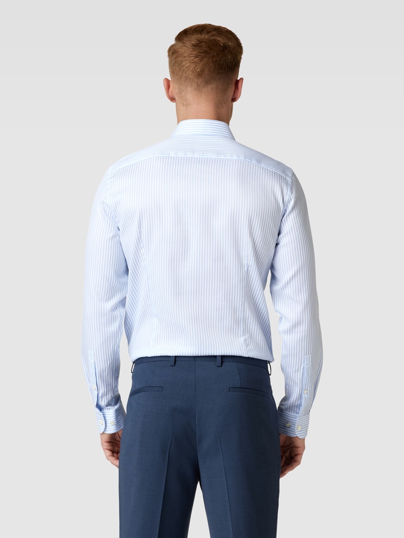 Slim Fit Premiumhemd mit Streifenmuster in bleu