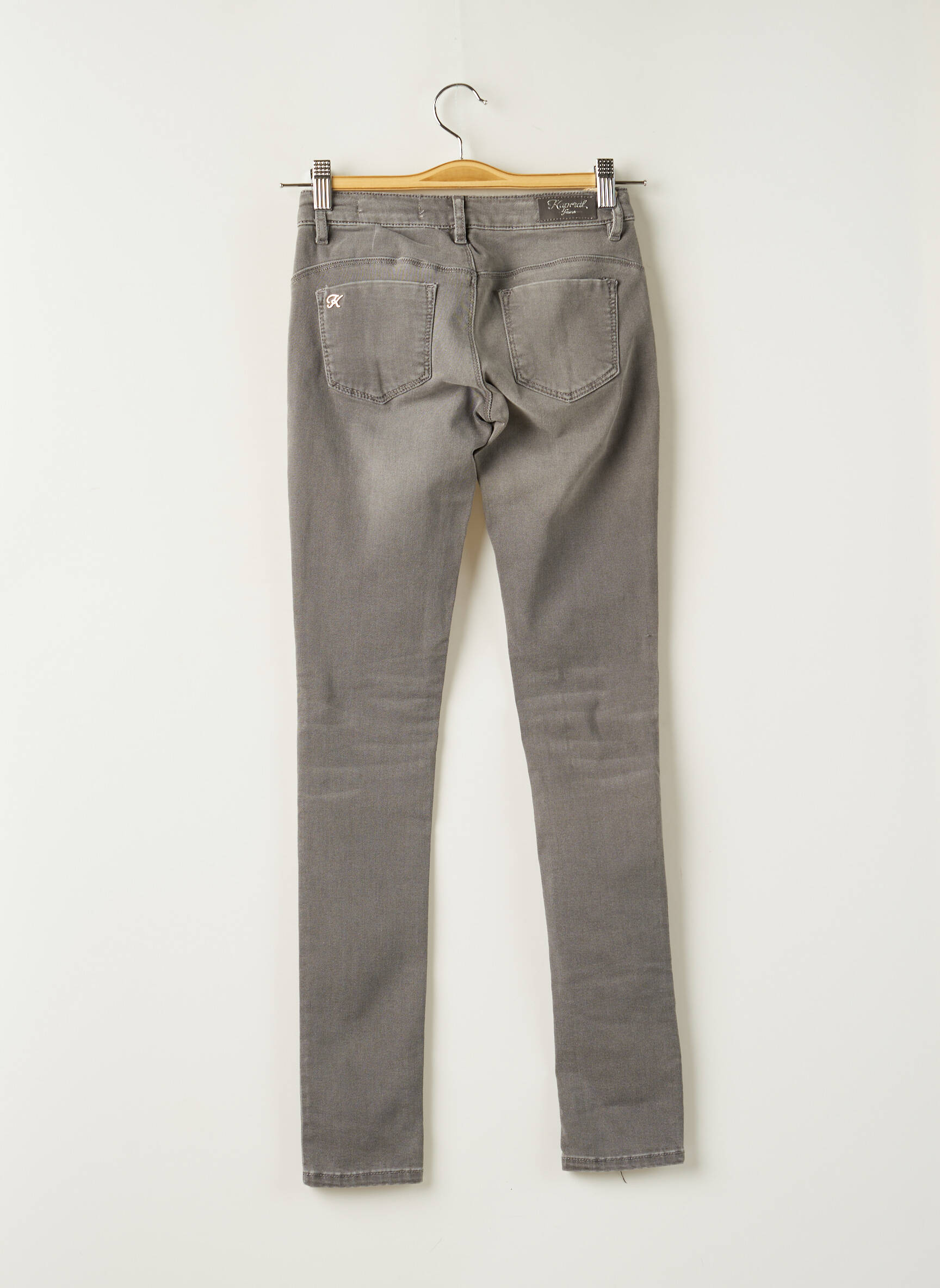 Kaporal Jeans Skinny Fille couleur gris