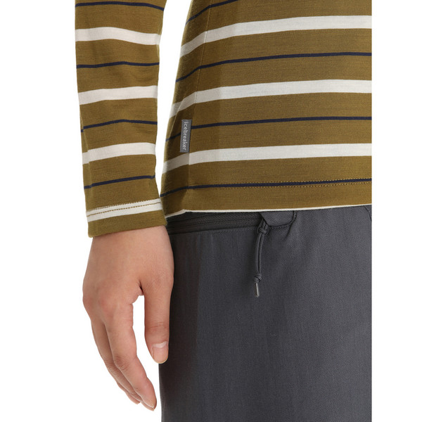 W WAVE LS TEE STRIPE Damen - Langarmshirt