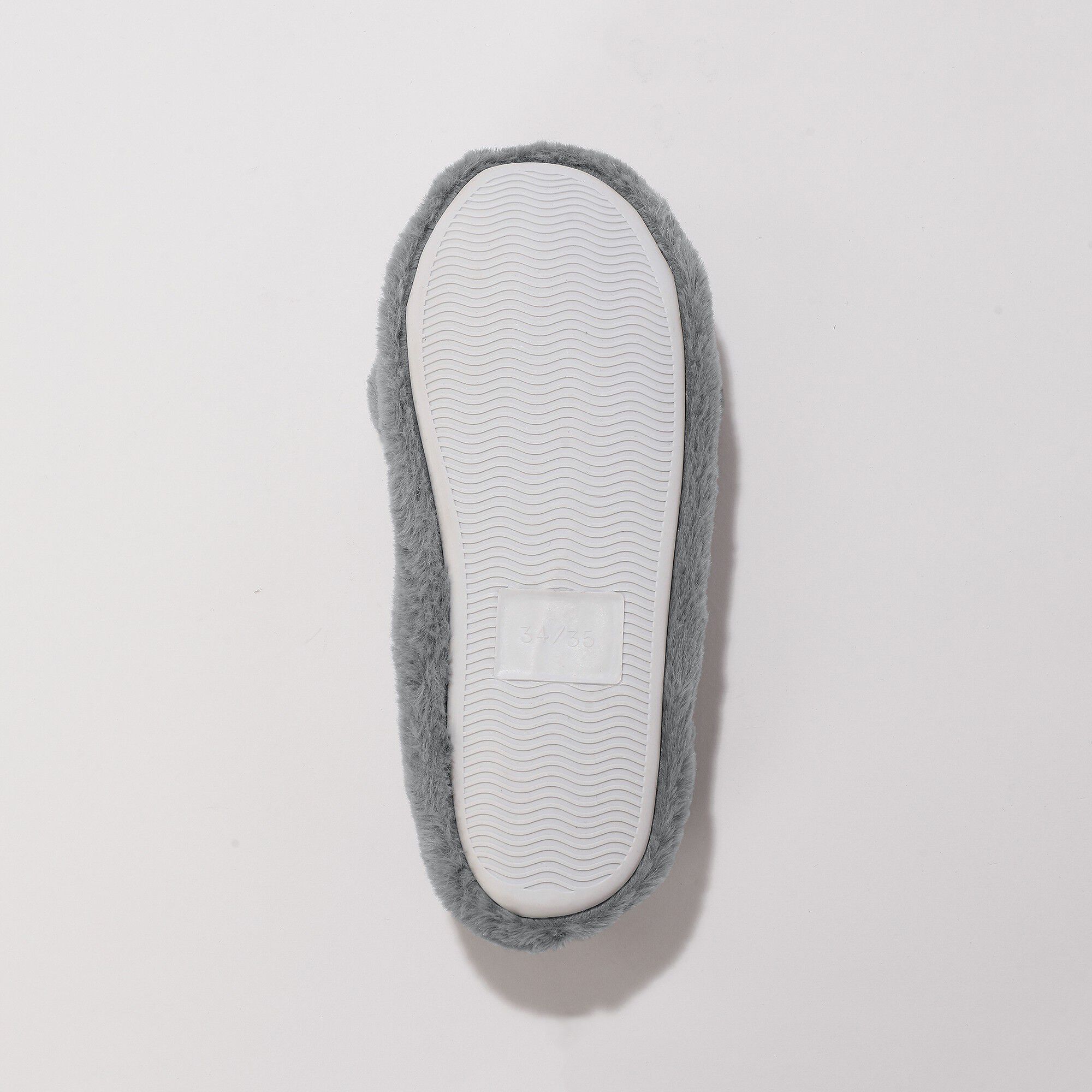Chaussons ballerines maille peluche oreilles 3D