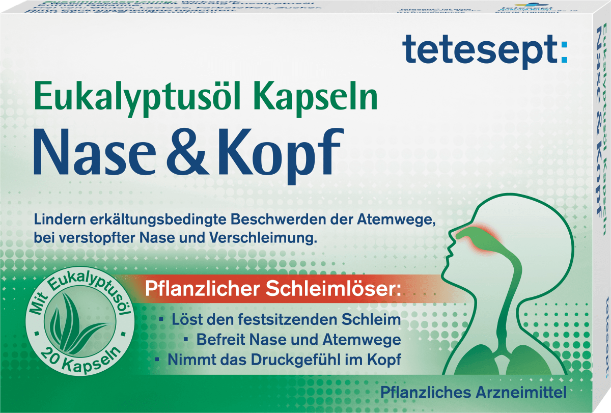 Eukalyptusöl Kapseln Nase + Kopf, 20 St