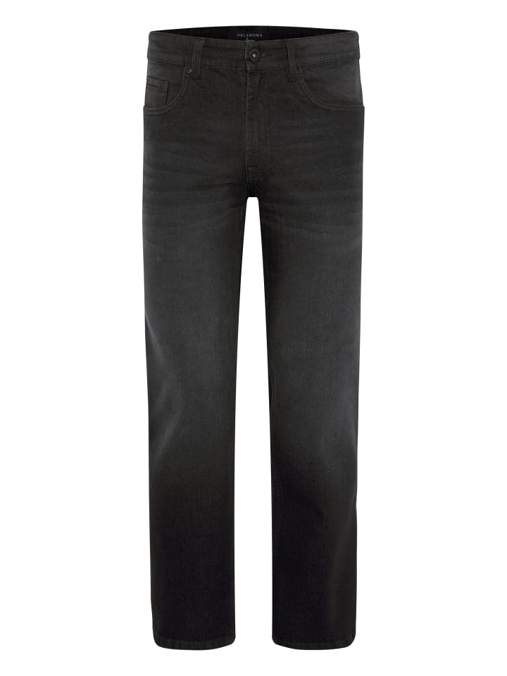 Oklahoma Jeans Jeans in Schwarz günstig kaufen