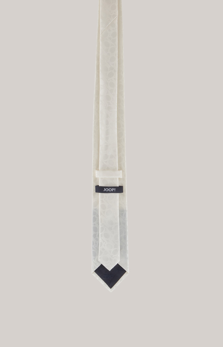 Wool-Mix Krawatte in Offwhite