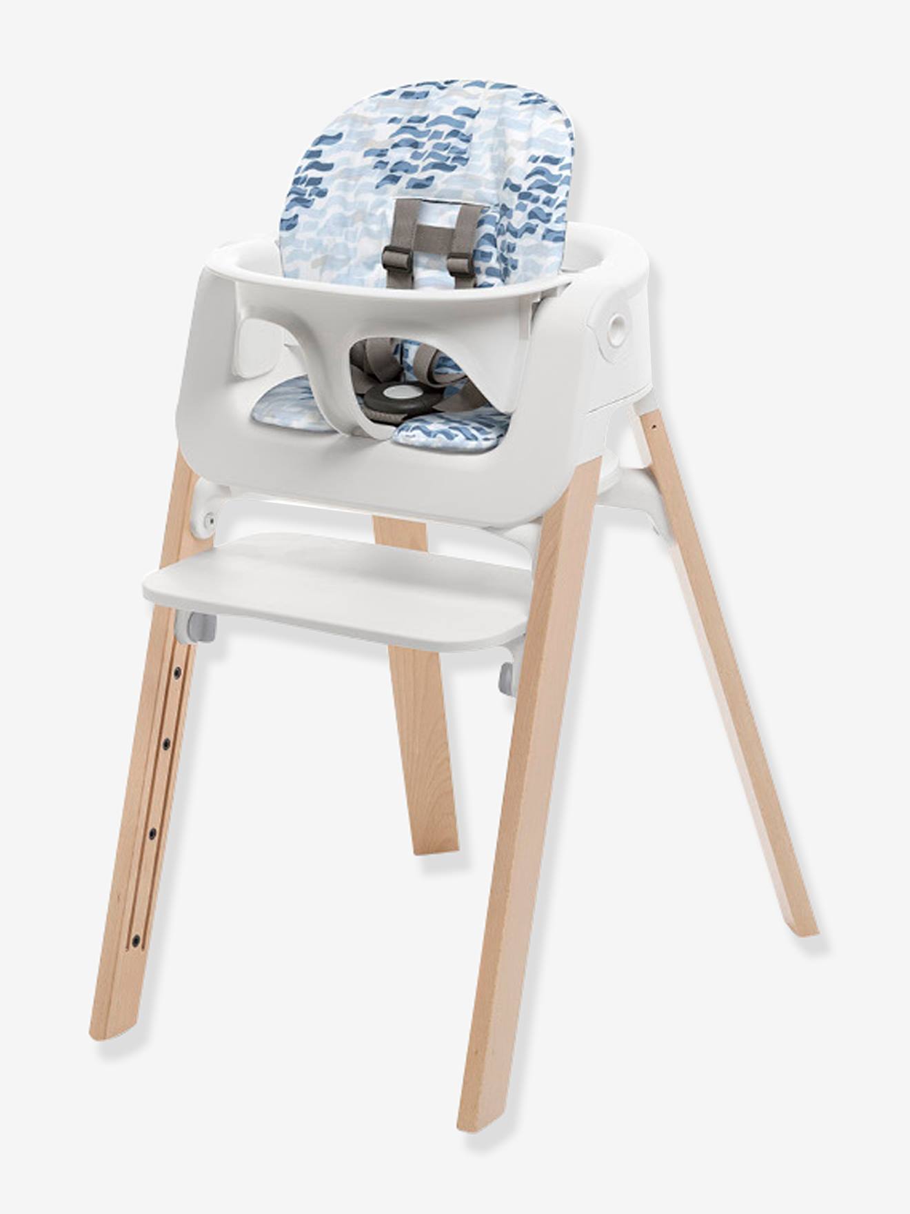 Coussin d’assise pour chaise haute Steps STOKKE bleu