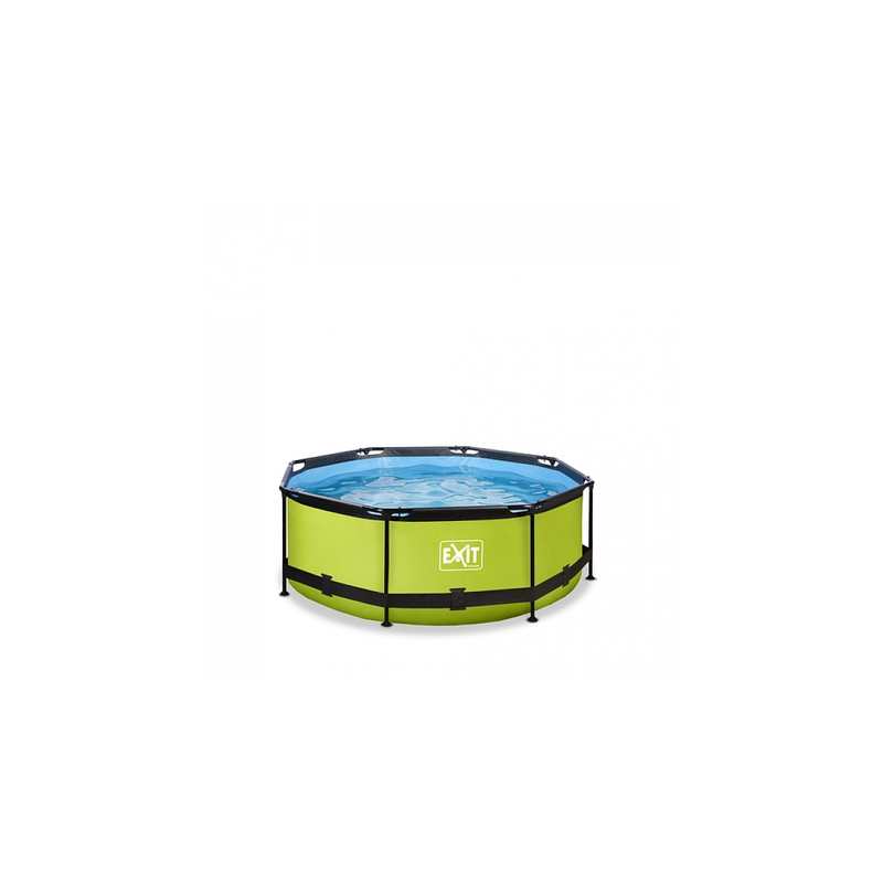 Piscine ø244x76cm avec pompe filtrante Lime vert
