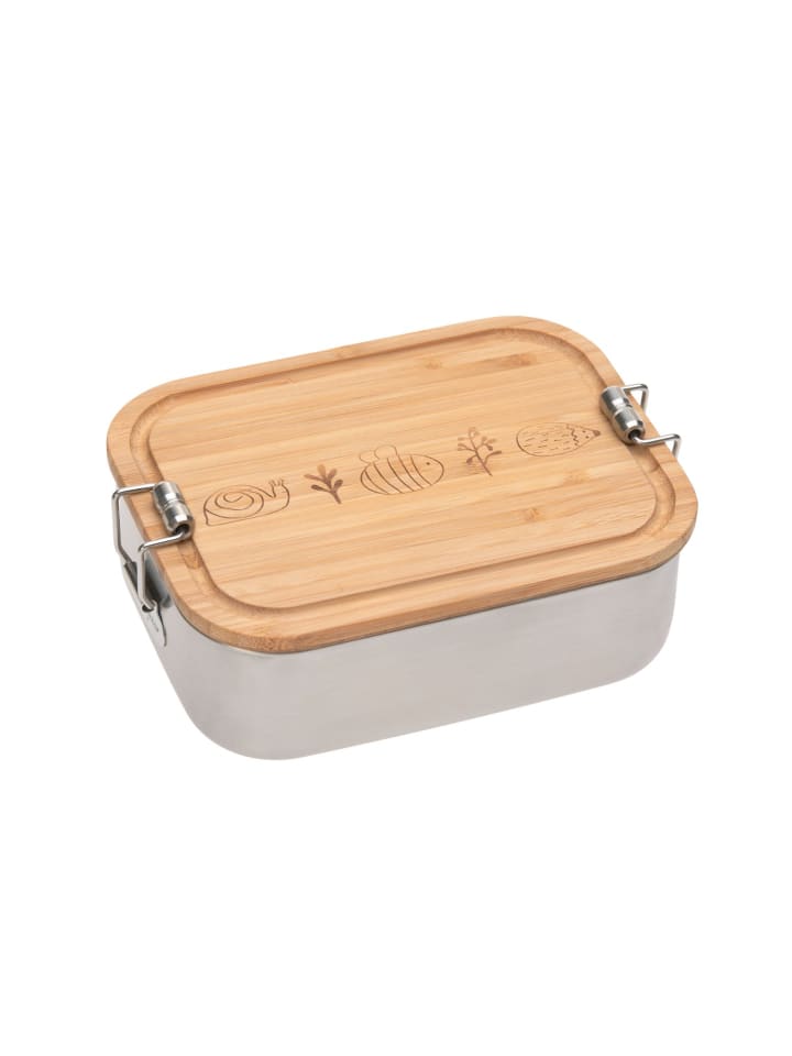 Lässig Lässig Brotdose Kinder - Edelstahl Lunchbox, Bamboo Garden Explorer günstig kaufen onesize