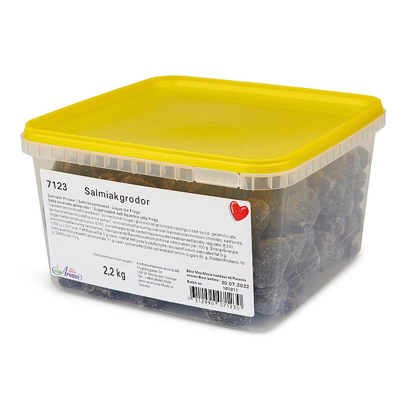 KnallGodt Frosker salmiakk 2,2 kg