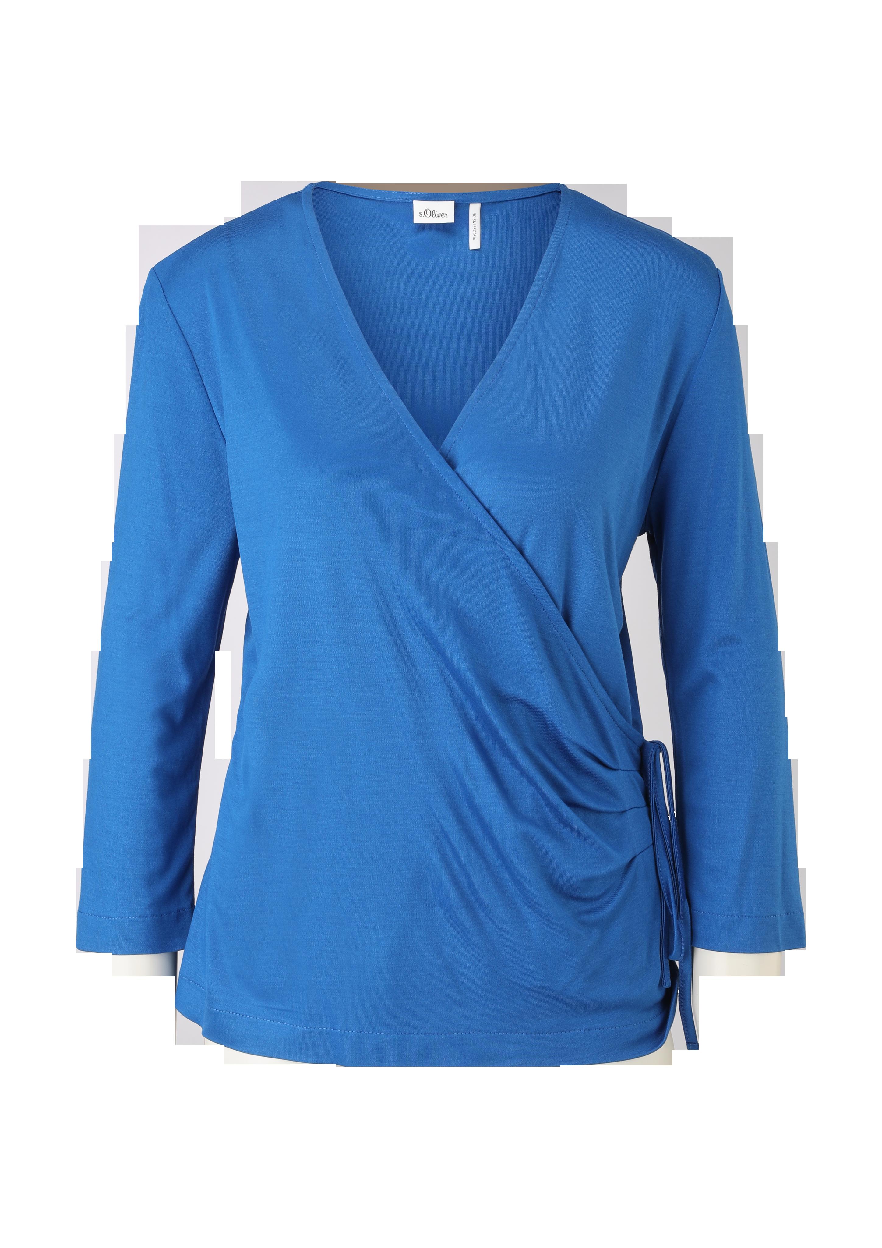 Viskoseshirt in Wickeloptik  2121066-5545