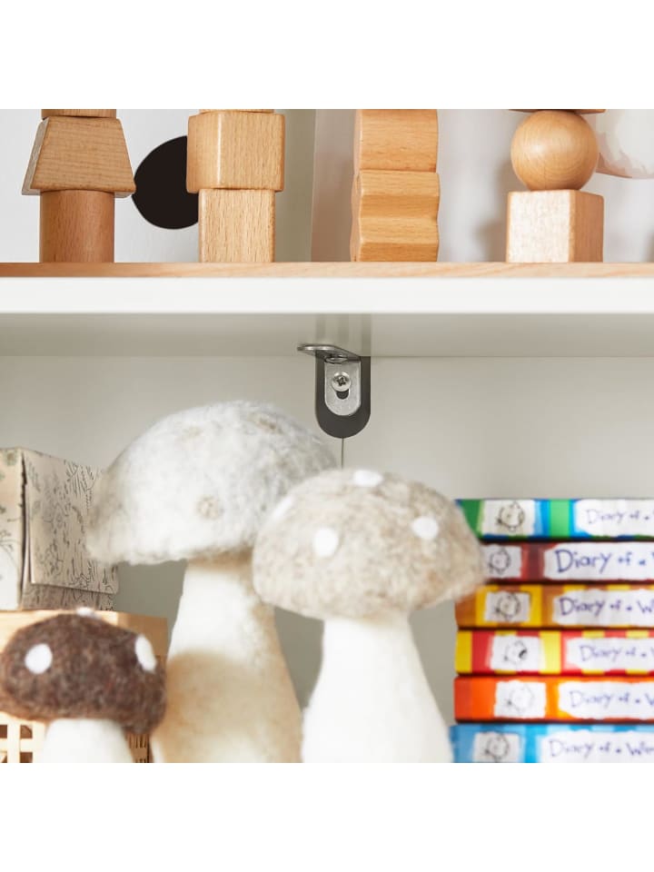 SoBuy Bücherregal in Weiß - (B)60 x (H)110 x (T)25cm günstig kaufen onesize
