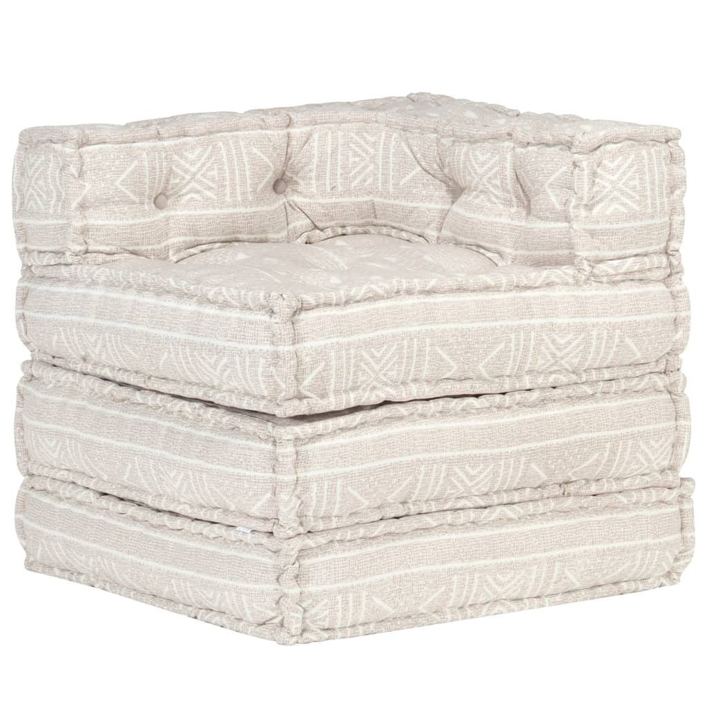 Klappmatratze 297477, möbelando, 69 cm hoch, (LxBxH: 70x70x69 cm), aus Baumwolle in Beige