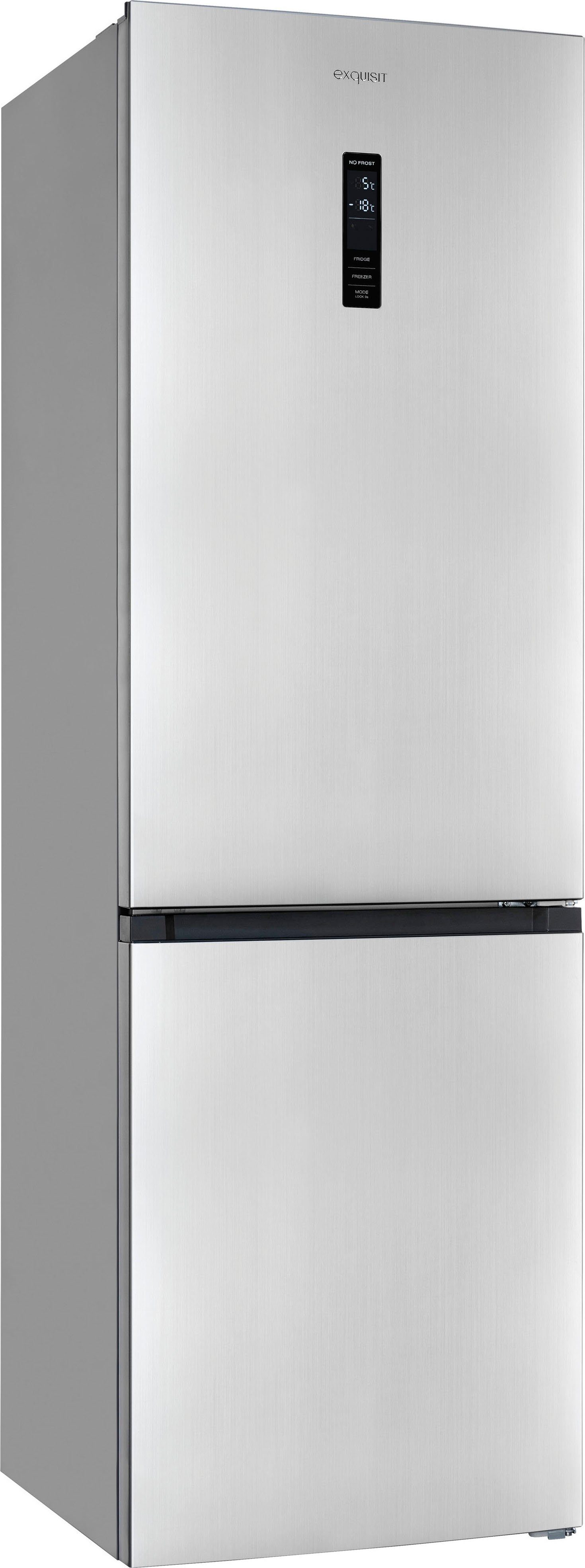 exquisit Kühl-/Gefrierkombination KGC350-105-NF-040C, 193 cm hoch, 60 cm breit