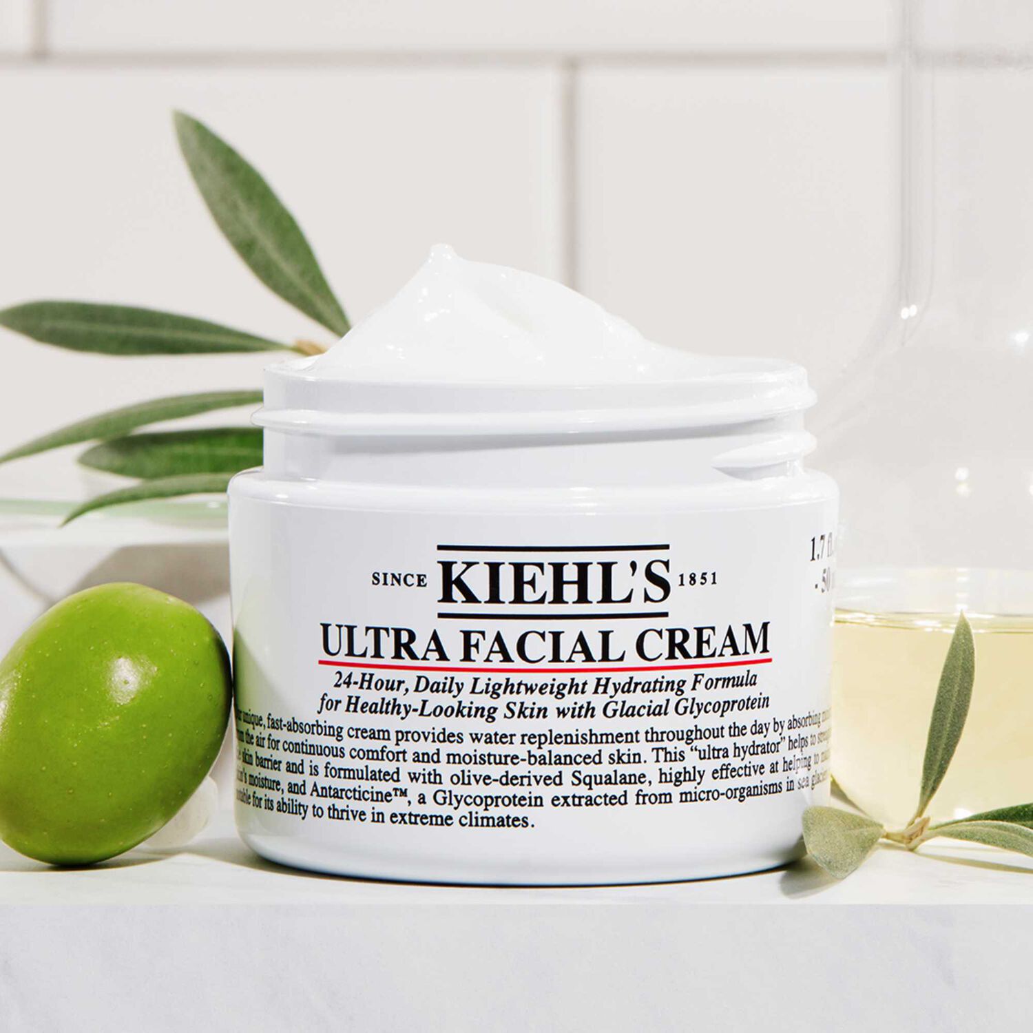 kiehl's Ultra Facial Cream Crème légère hydratante - peaux normales à sèches