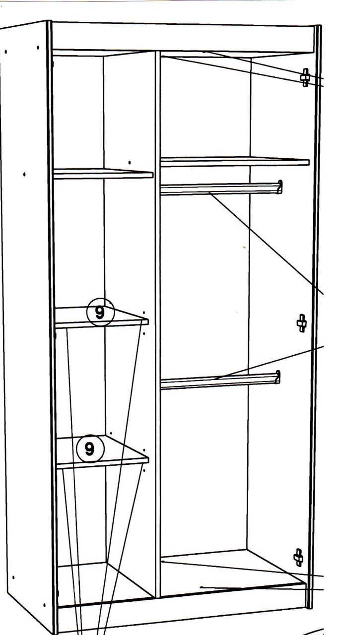 Parisot Hochbett mit 2-trg. Kleiderschrank, Charly 5 - mit ausziehbarem Schreibtisch