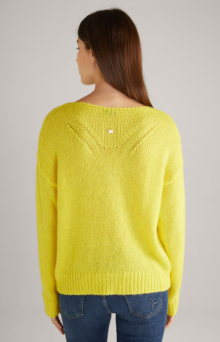 Strickpullover in Gelb