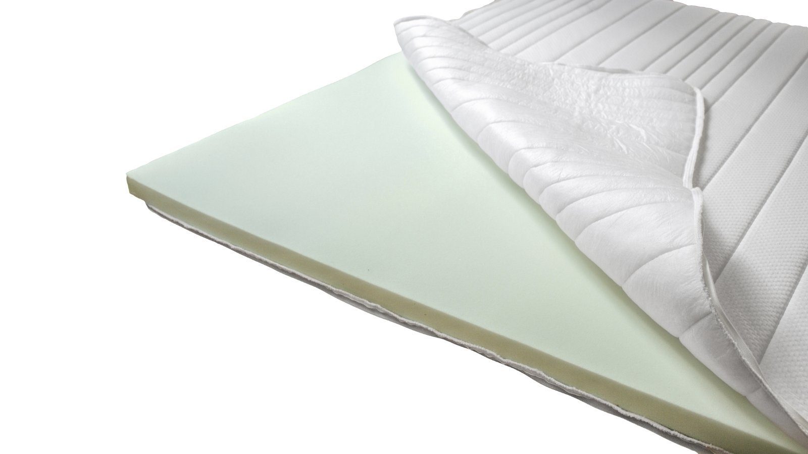 Topper Basic Komfortschaum-Topper, AM Qualitätsmatratzen, 6 cm hoch, Komfortschaum, 80x200 cm