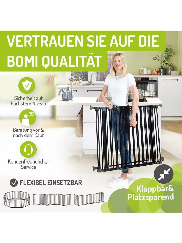 BOMI Kaminschutzgitter Milo in Schwarz günstig kaufen