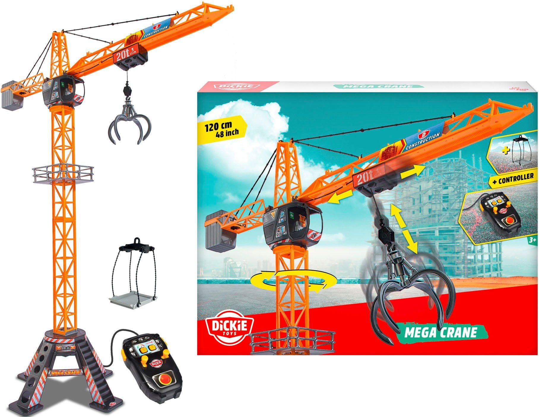 Dickie Toys Spielzeug-Kran Mega Crane