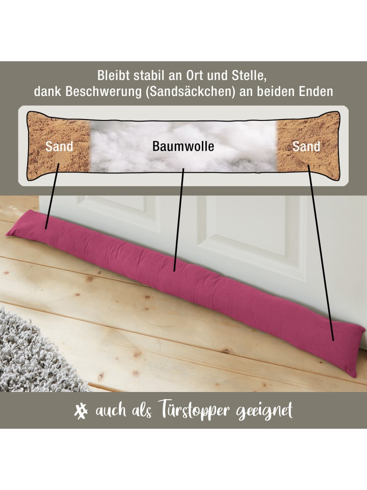 REDBEST Zugluftstopper Seattle in beere günstig kaufen