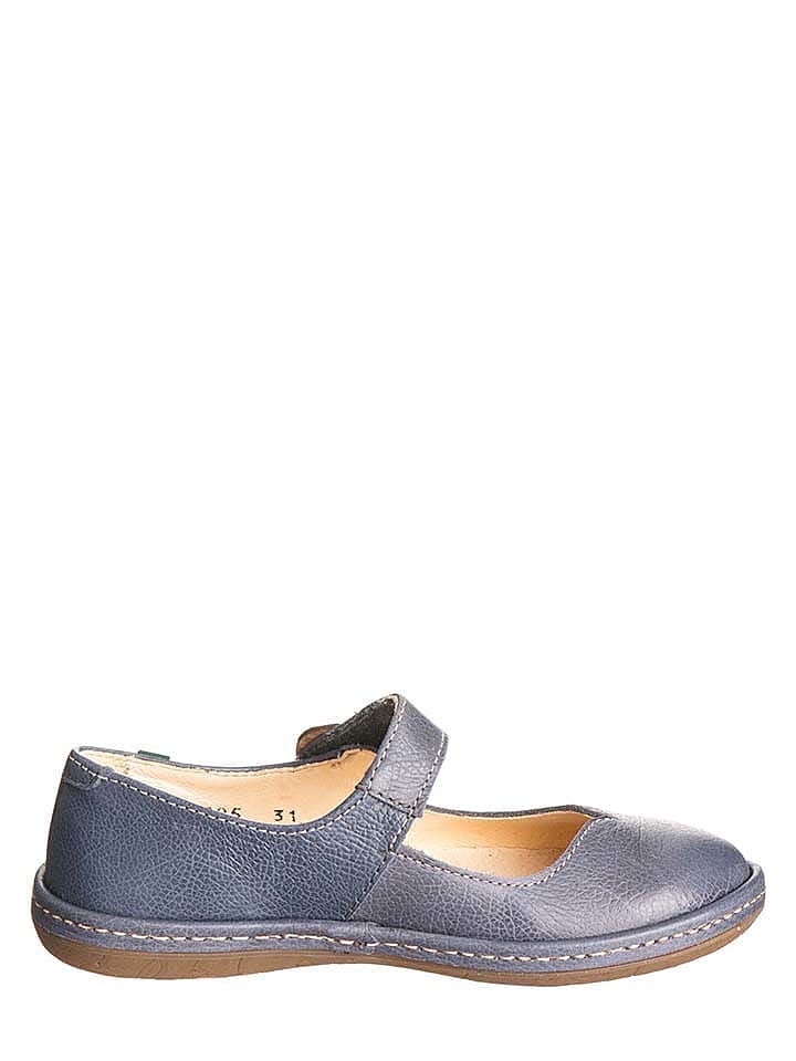El Naturalista Leder-Ballerinas in Dunkelblau günstig kaufen 32